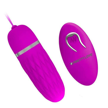 Uovo Vibrante con Telecomando 12 Vibrazioni in Silicone Viola